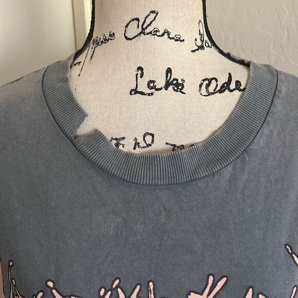 H&M Divided Metallica Graphic Gray Distressed Shirt - Picture 7 of 11